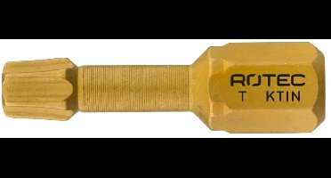Rotec PRO Torsionbit T 40, L=25, C6.3, conisch, TIN (vpe 10)