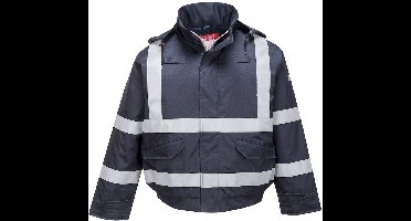 Portwest Bizflame Multi Beschermend Bomber Regenjack S783 - Marine - 4XL