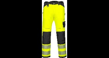 Portwest PW3 Hi-Vis Lichtgewicht Stretch Broek PW303 - Geel/Zwart - 42