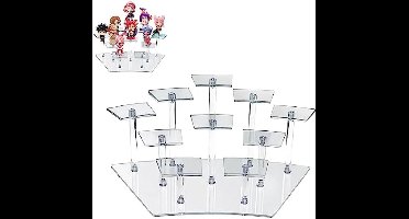 PromoHome Acrylaat Display Rek - Meerdere Etages Transparant Opbergsysteem