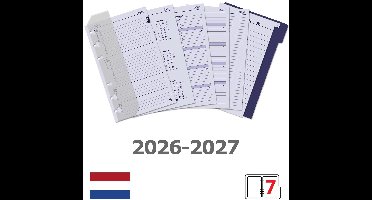 Kalpa 6327-26-27 150 x 95 mm Senior Planner Organizer Inzetstukken Jaardoos NL 2026 2027