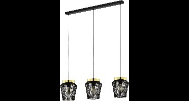 EGLO Escandidos Hanglamp - E27 - 92 cm - Zwart/Geelkoper/Goud