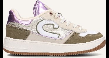 CRUYFF JUNIOR Campo Low Kid Sneakers Meisjes - Leren Sneaker - Groen - Maat 31