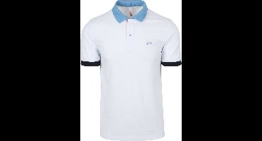 Sun68 Poloshirt Color Way Wit - Maat XXL - Heren