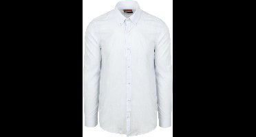 Suitable Overhemd Cotton Slub Lichtblauw - Maat XXL - Heren - Casual Shirt