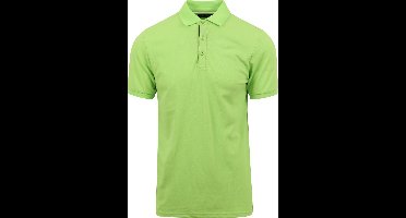 Suitable Fluo A Polo Fel Groen - Maat XL - Heren - Polo shirt Heren met Korte mouw