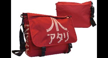 Atari - Messenger Bag met Japanese Logo - Donkerrood