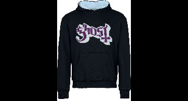Ghost Logo Heren Trui met capuchon - zwart/blauw - M
