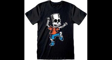 The Simpsons Skeleton Bart Heren T-shirt - zwart - M