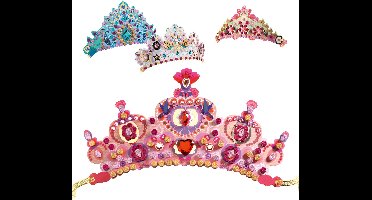 Djeco - Djeco Do It Yourself 4 Mozaïek Diademen Prinsessen