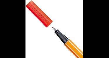 STABILO point 88 - Fineliner 0,4 mm Licht Rood - per stuk