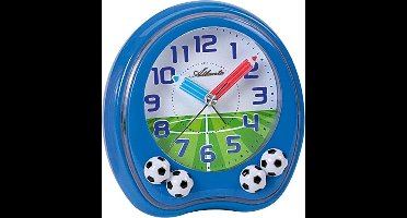 Kinderwekker voetbal blauw