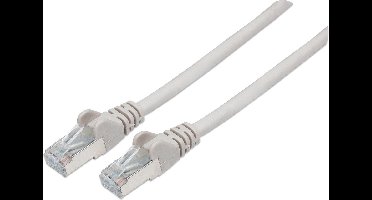 Intellinet 740616 Rj45 Netwerk Aansluitkabel Cat 6A S/Ftp 0.5 M Grijs Folie Afscherming Afscherming Gevlochten Afgeschermd Geschikt Voor Hdmi Halogeenvrij