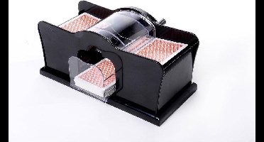 Kaartschudmachine Manueel – Kunststof Kaartenschudder – Voor Bordspellen, Kaartspellen – Familiespel – Longfield Games