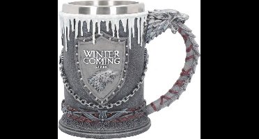 Nemesis Now Game of Thrones - House Stark - Game of Thrones Bierpul - Grijs