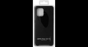 Oppo Silicon hoesje voor Oppo Find X3 Pro - zwart