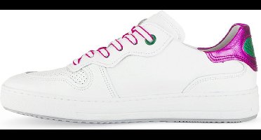Gabor Comfort Sneaker Wit-Roze Uitneembaar Voetbed
