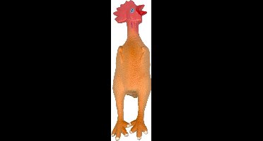 Duvoplus - Speelgoed Voor Dieren - Hond - Latex Piepende Kip 26cm Meerkleurig - 1st