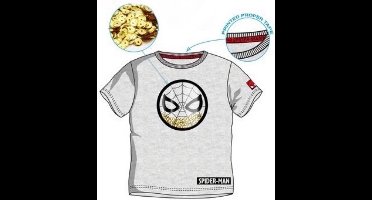 Marvel Spiderman Shirt - Grijs - Maat 104