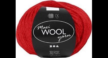 Creativ Company wolgaren rood 125m breien 100gr bol.