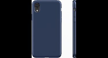 BeHello iPhone XR Siliconen Hoesje - Blauw