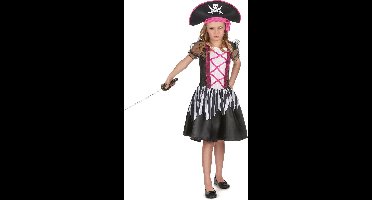 Vegaoo - Piraten kostuum met roze kleuren voor meisjes