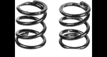 Team Corally - Front Spring Coils - Black 0.5mm - Medium - 2 pcs