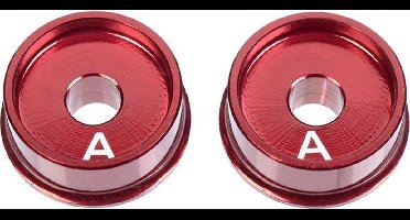 Team Corally - Alum. Lower Arm Cap SSX-12 - A - 3.0mm - 2 pcs