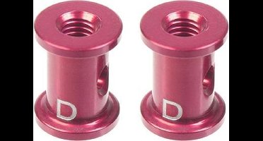 Team Corally - Alum. Spacer Holder - D - 9mm - 2 pcs