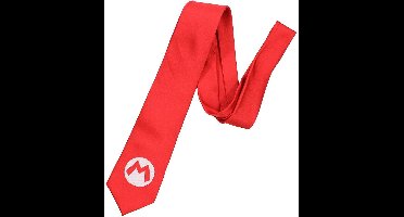 Super Mario Big M Badge Stropdas - Officiële Merchandise