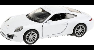 Welly Porsche Sportwagen Wit 11 Cm