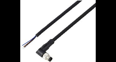 TRU COMPONENTS TC-13751860 Aansluitkabel M8 x 1 Aantal polen (sensoren): 4 Stekker, haaks 2 m 1 stuk(s)