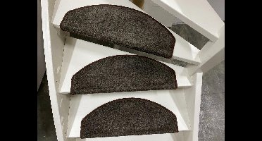 Trapmatten Twist- 56 x 20 cm- Bruin- 15 stuks