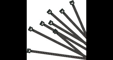 ProPlus Kabelbinders - 280 x 4,5 mm - Zwart - 50 stuks - Hoge treksterkte