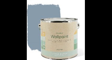 Little Dutch - Muurverf Mat - Faded Blue - Blauw - 2,5 liter