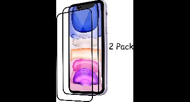 Screenprotector Geschikt voor 13 Screenprotector full cover - Screenprotector Geschikt voor 13 Screen Protector Beschermglas - Zwart - Full cover - 2 stuks