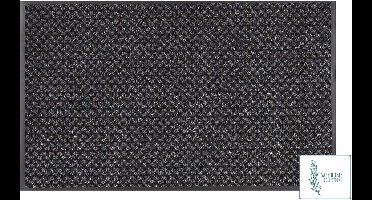 MD Entree - Deurmat - Schoonloopmat met antibacteriële werking - SAFE HOME COLLECTION - Graphite - 45 x 75 cm