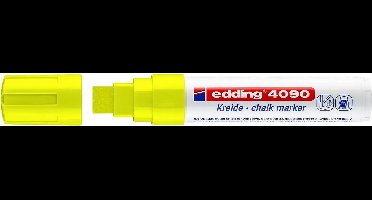 Edding 4090 krijtmarker (4-15 mm rond) Neon Geel