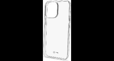 Celly Gelskin Siliconen hoesje - Geschikt voor Apple iPhone 13 Pro Max - TPU Back cover - Transparant