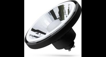 Spectrum - LED Plafondspot CHLOE - GU10 AR111 - Excl. LED Spot - Zwart vierkant