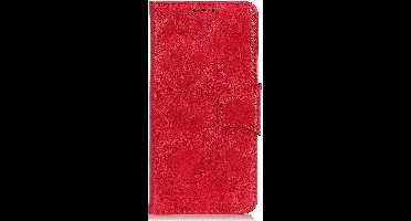 Shop4 - Xiaomi Redmi Note 10 5G Hoesje - Wallet Case Cabello Rood