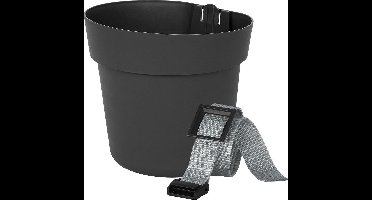 Geli - Bloempot - Conny - 16 cm - Antraciet