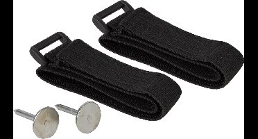 Talen Tools - Klittenboomband - Met gesp - 40 x 2,5 cm - 2 stuks