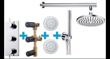 Wiesbaden Regendouche - Type 117- Inbouw - Complete set