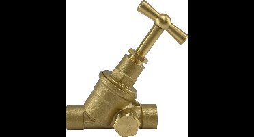 Wiesbaden Plumb stopkraan 12mm capxcap met aftap