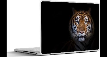 Laptop sticker - 13.3 inch - Tijger - Dier - Portret - 31x22,5cm - Laptopstickers - Laptop skin - Cover