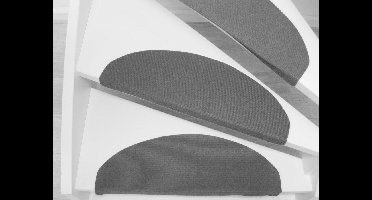 Trapmatten Tripoli- 65 x 25 cm- Grijs- 15 stuks