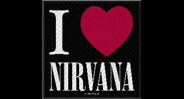 Nirvana - I Love Nirvana Patch - Multicolours