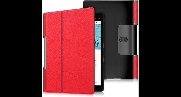 Just in Case tablet Hoes geschikt voor Lenovo Yoga Smart Tab - TriFold Bookcase - Rood