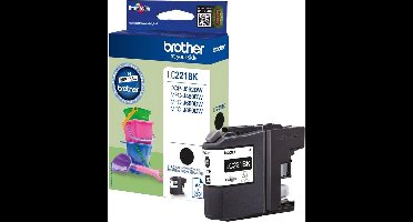 Brother LC221BK - Inktcartridge / Zwart